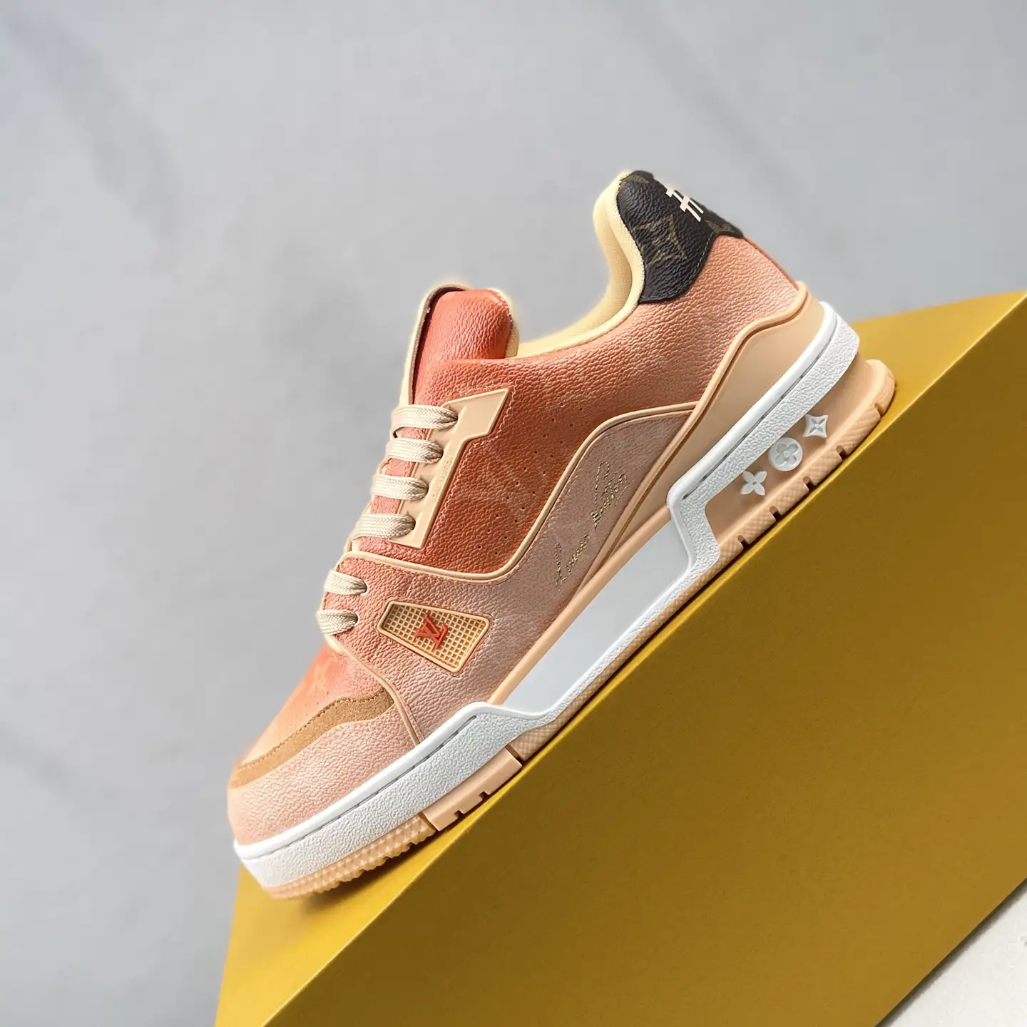 Louis Vuitton Trainer Low-Top Lace-Up Flat Sneaker image 1