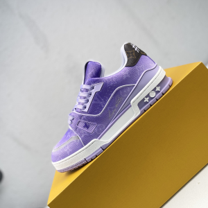Louis Vuitton Trainer Low-Top Lace-Up Flat Sneaker image 1