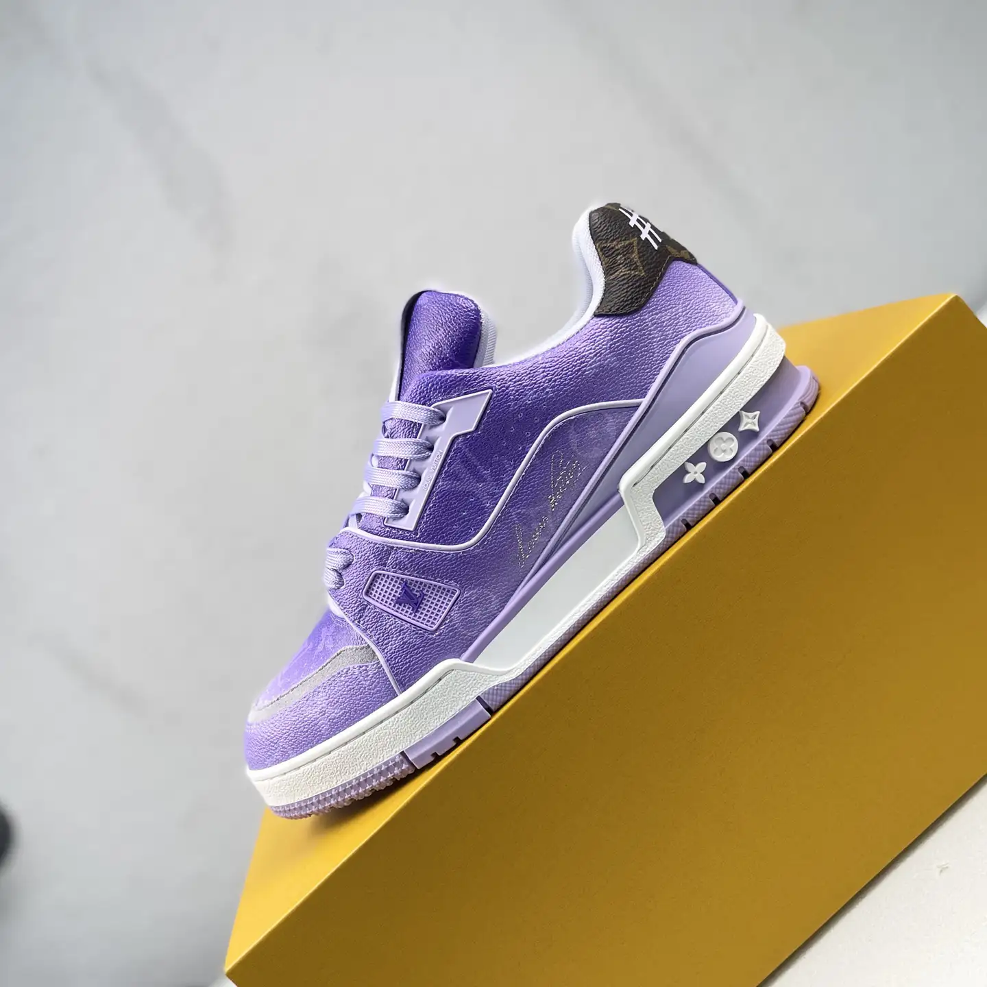 Louis Vuitton Trainer Low-Top Lace-Up Flat Sneaker image 1