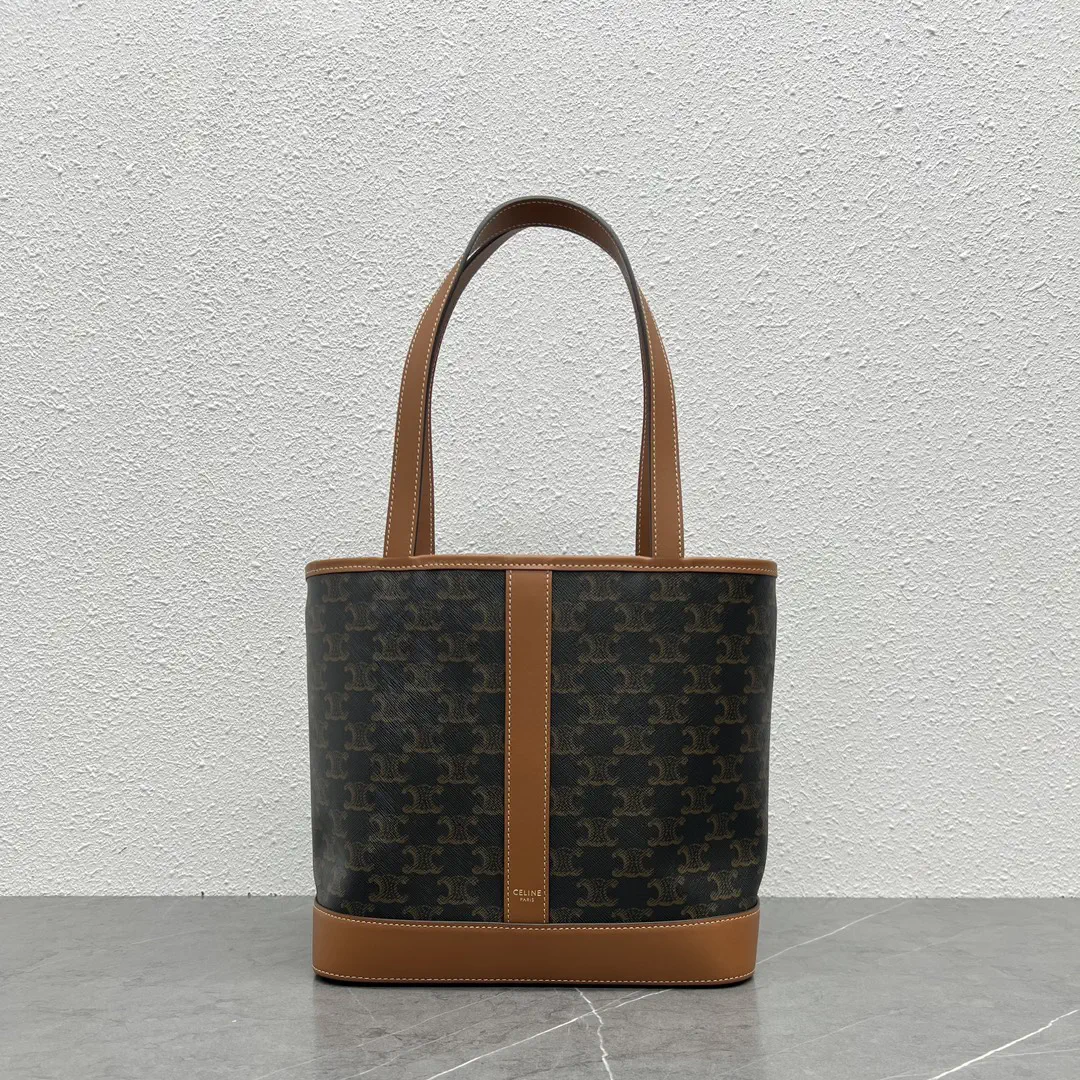 CELINE Triomphe Canvas Small Cabas Tote Bag image 1