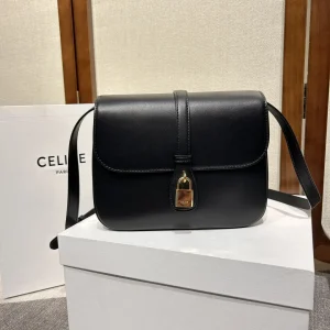 CELINE Tabou Black Leather Crossbody Bag image 1