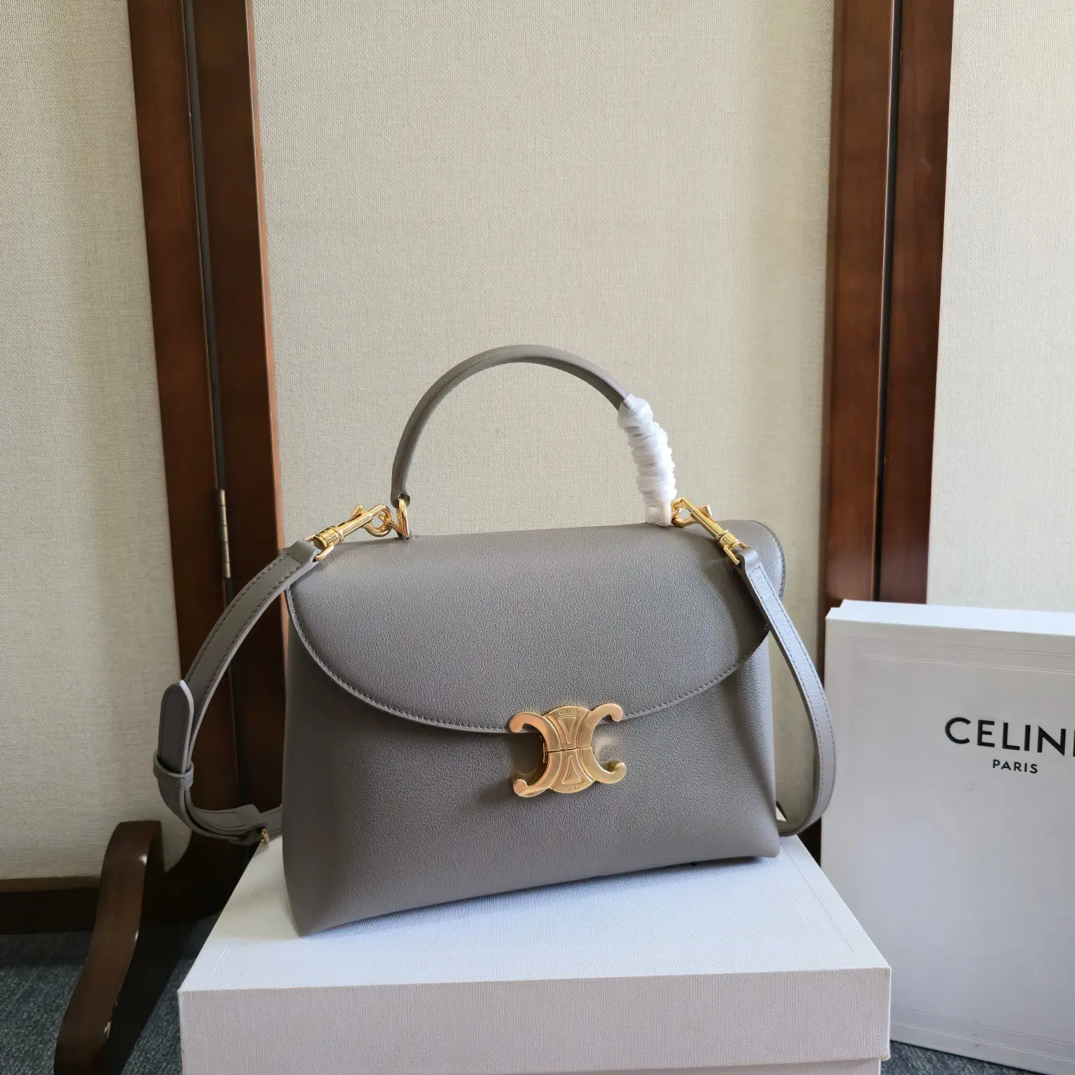 CELINE Triomphe Top Handle Bag image 1
