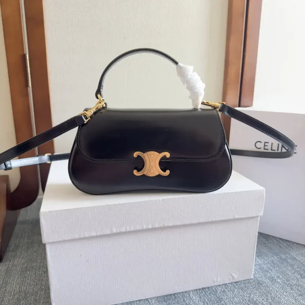 CELINE Teen Lola Shiny Calfskin Top Handle Bag image 1