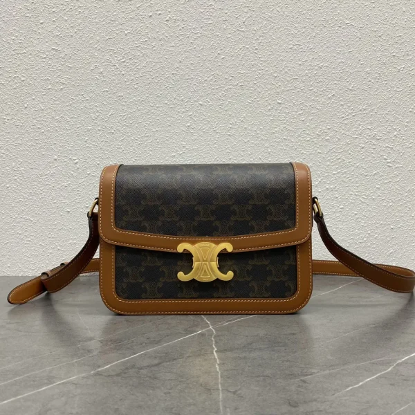 CELINE Triomphe Monogram Shoulder Bag image 1