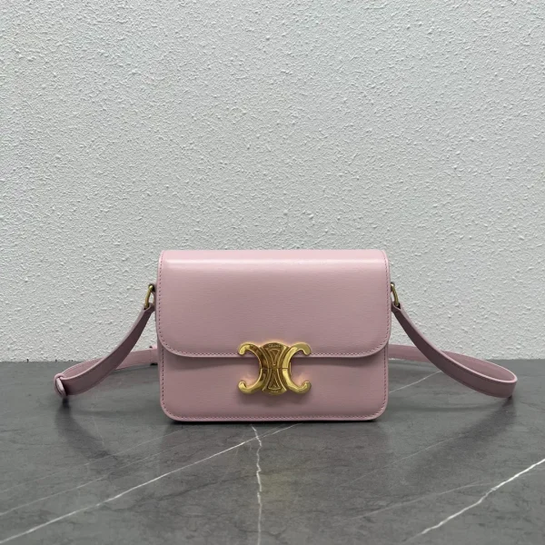 CELINE Pink Triomphe Crossbody Bag image 1