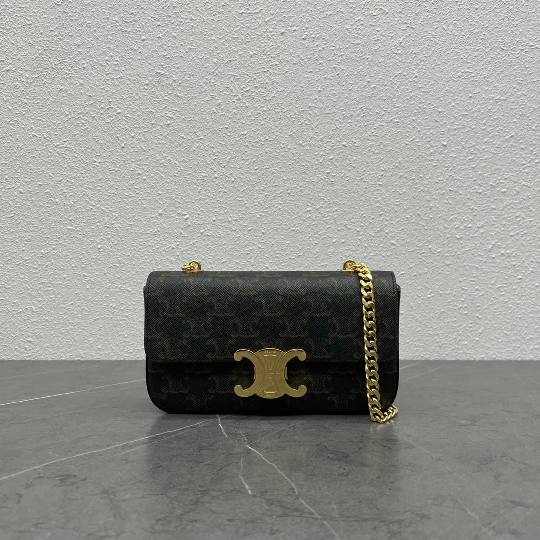 CELINE Monogram Chain Shoulder Bag image 1