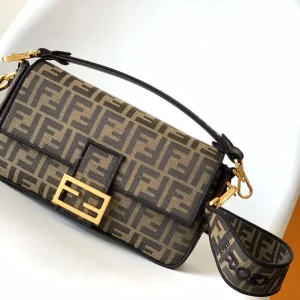 FENDI Monogram Baguette Shoulder Bag image 1