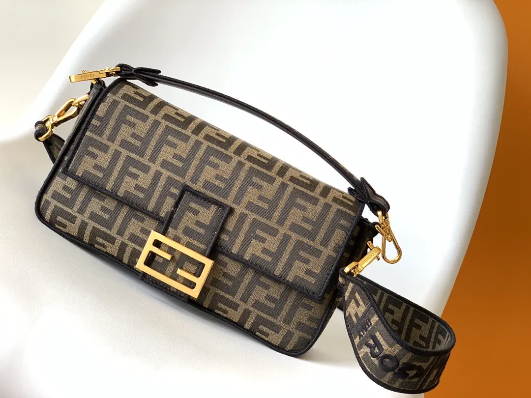 FENDI Monogram Baguette Shoulder Bag image 1
