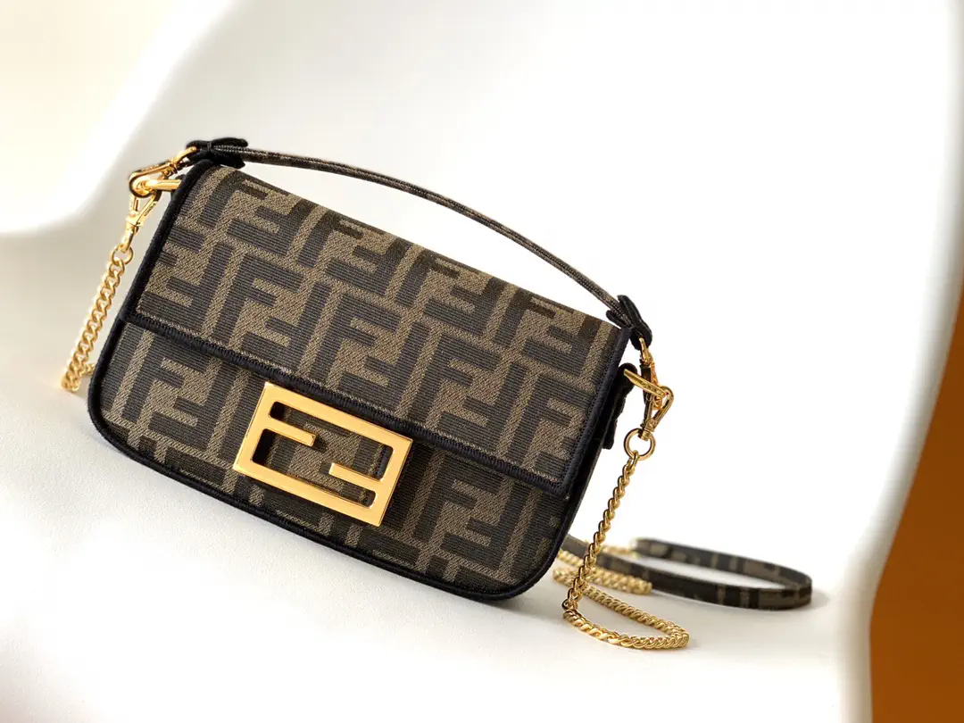 FENDI Monogram Baguette Shoulder Bag image 1