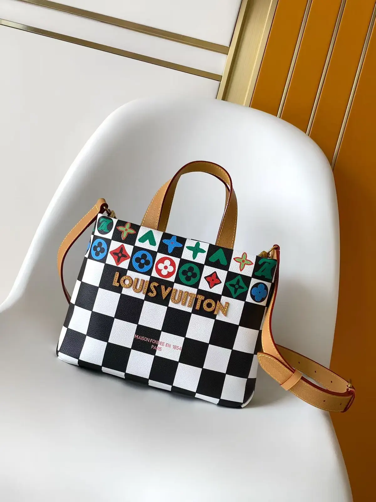 Louis Vuitton Checkerboard Shopper Tote Bag image 1