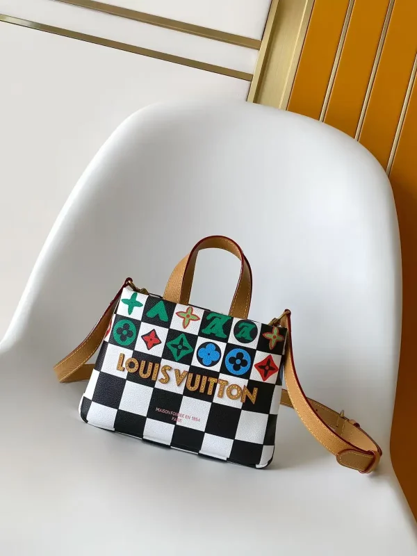 Louis Vuitton Checkerboard Pattern Tote Bag image 1