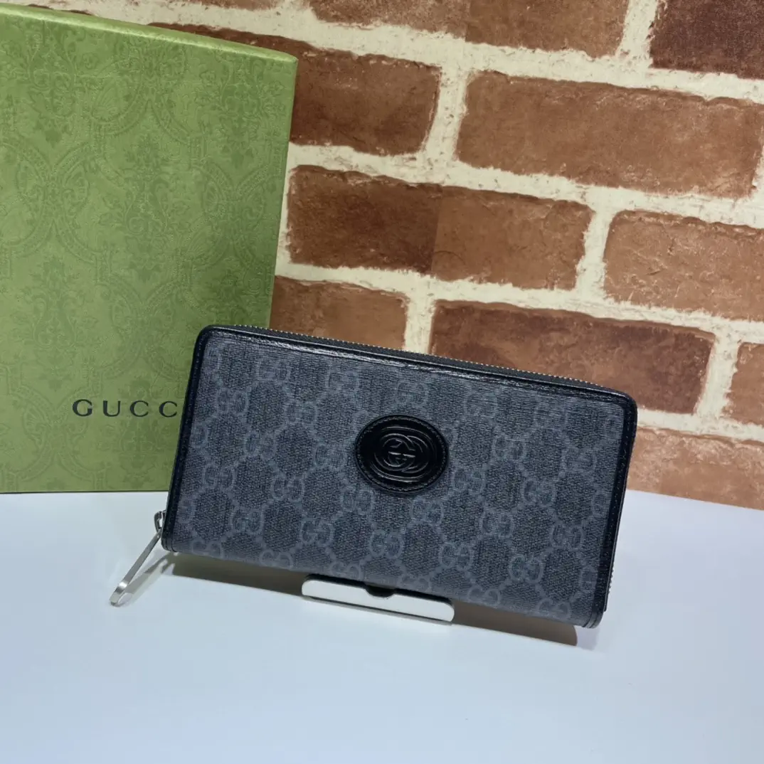 Gucci Monogram Long Zip Wallet image 1