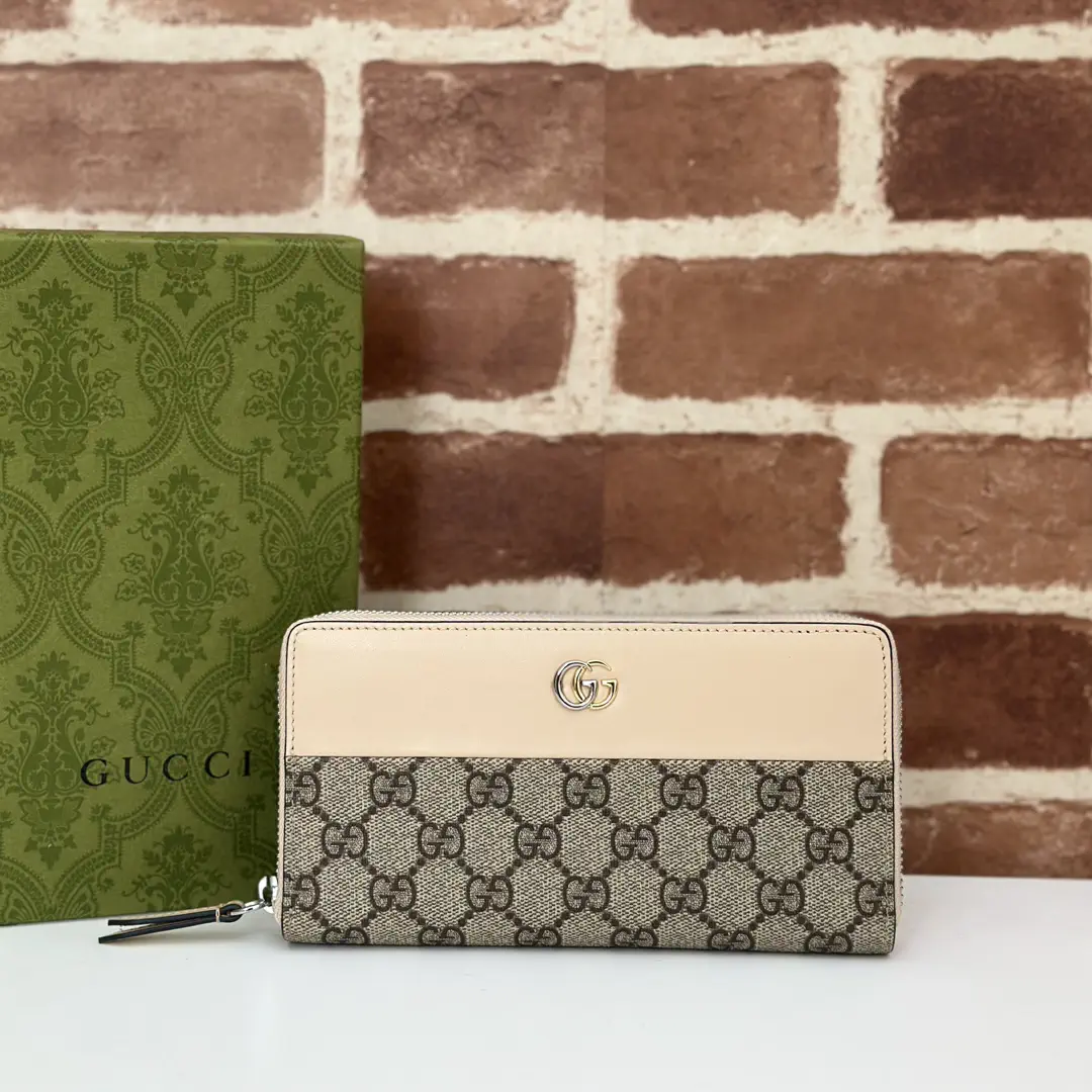 Gucci Monogram Zip Wallet image 1