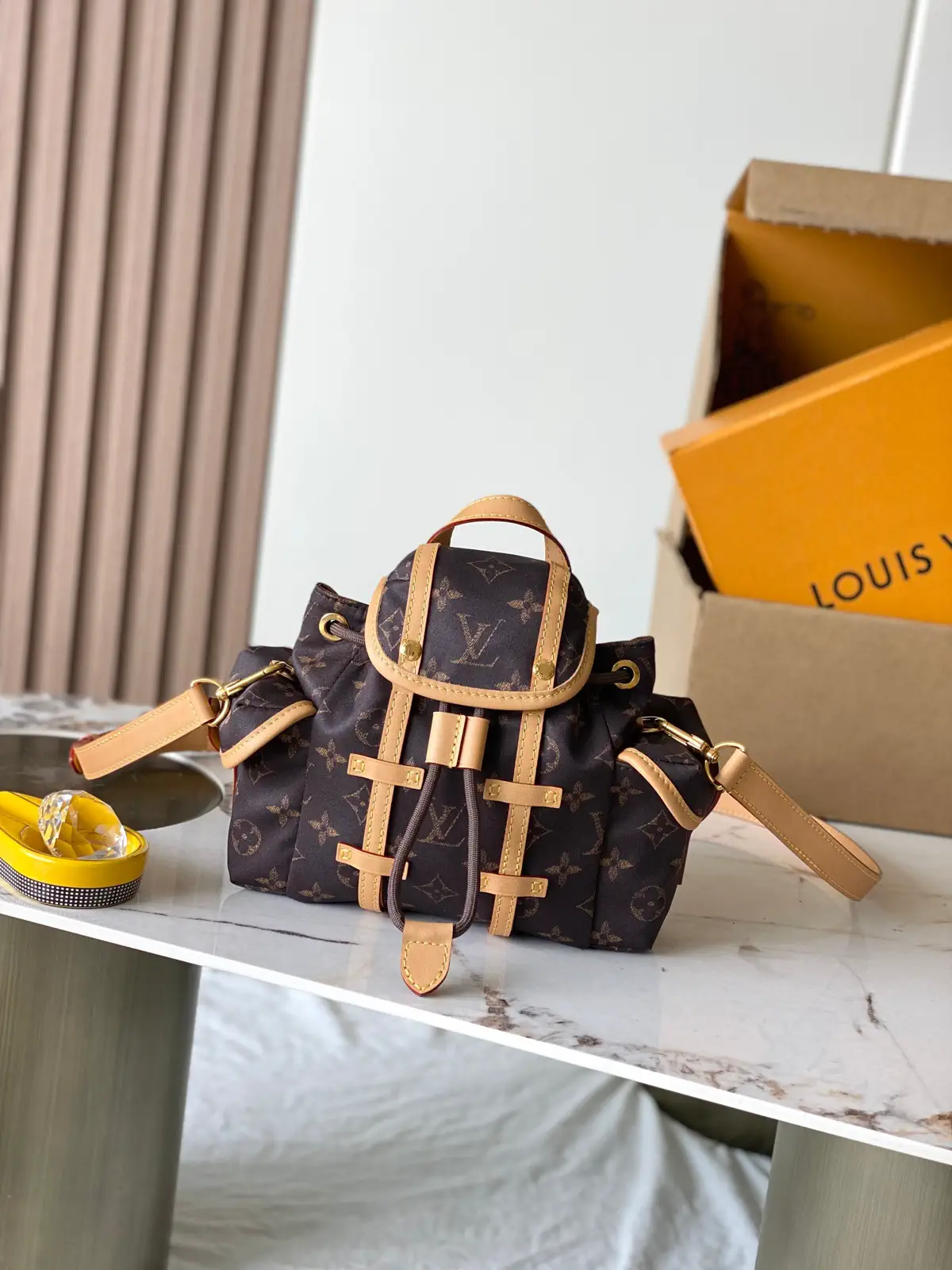 Louis Vuitton Nano Christopher East West Monogram Crossbody Bag image 1