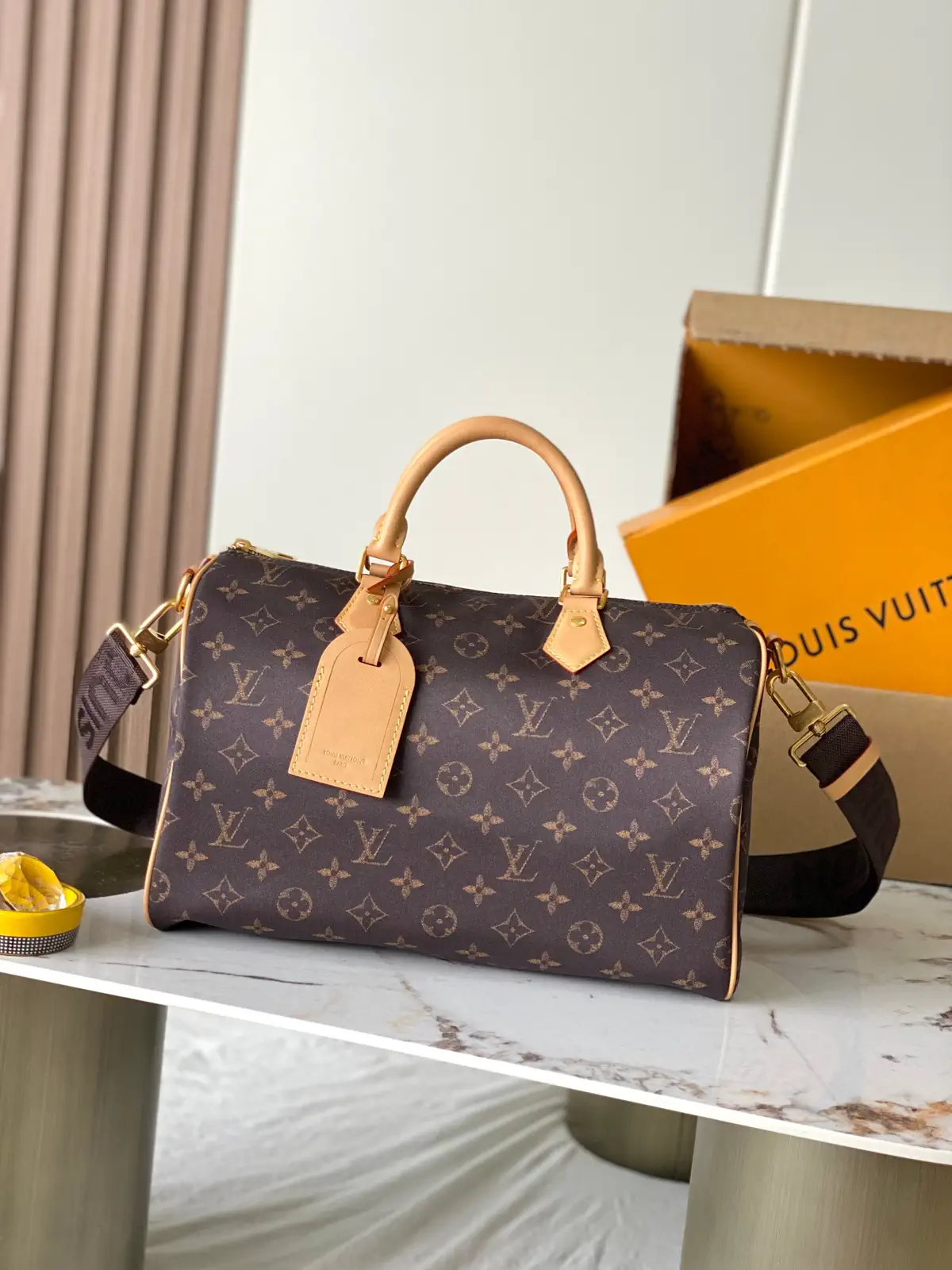 Louis Vuitton Speedy 30 Bandoulière Monogram Top Handle Bag image 1