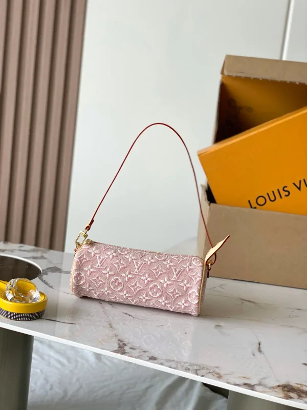 Louis Vuitton Pink Monogram Pochette Papillon Bag image 1