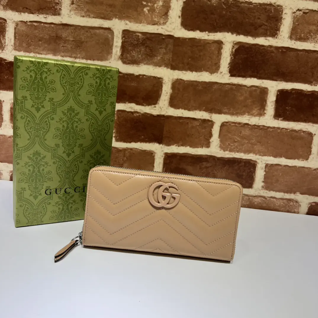 Gucci Quilted Zip Around Wallet image 1