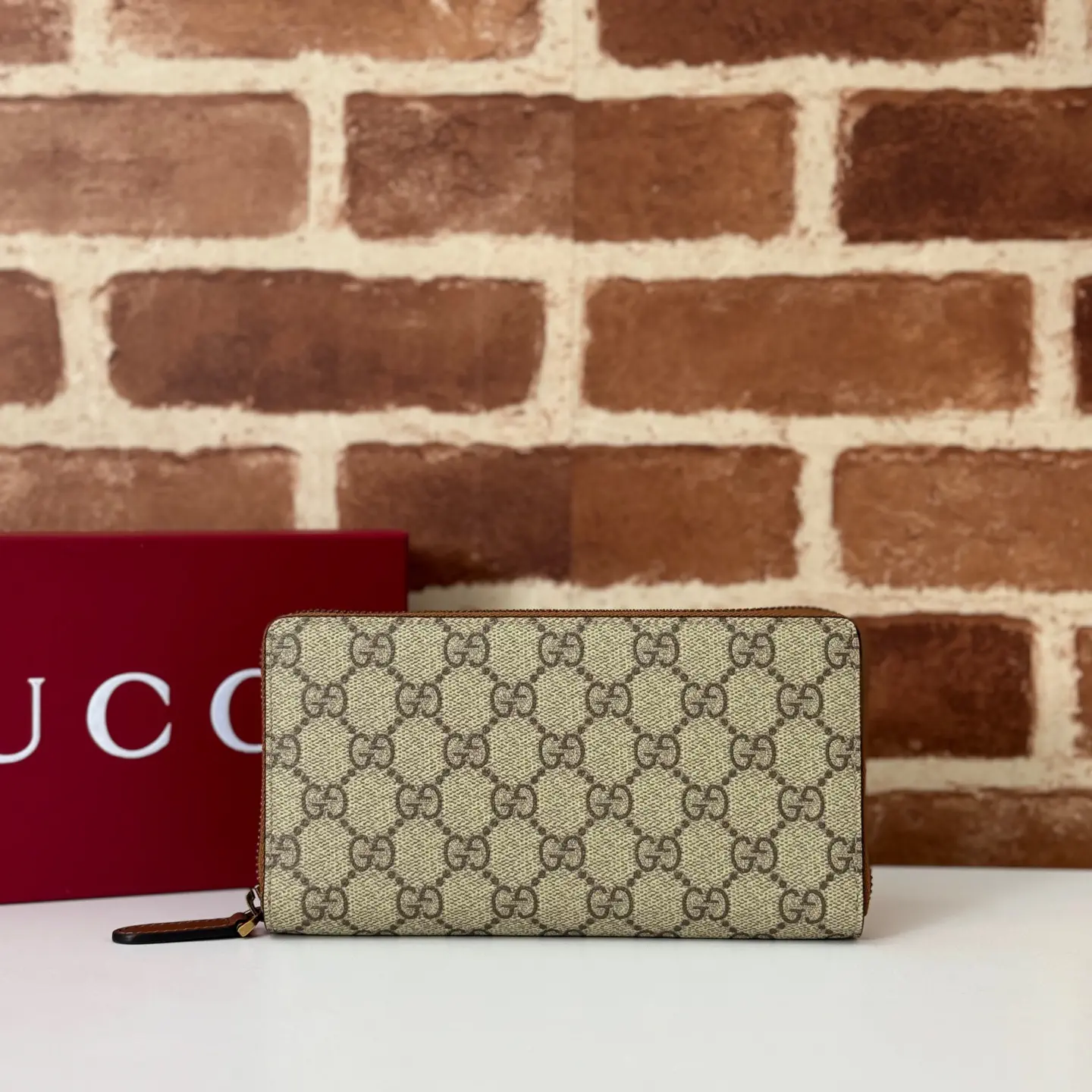 Gucci Monogram Zip Around Wallet image 1