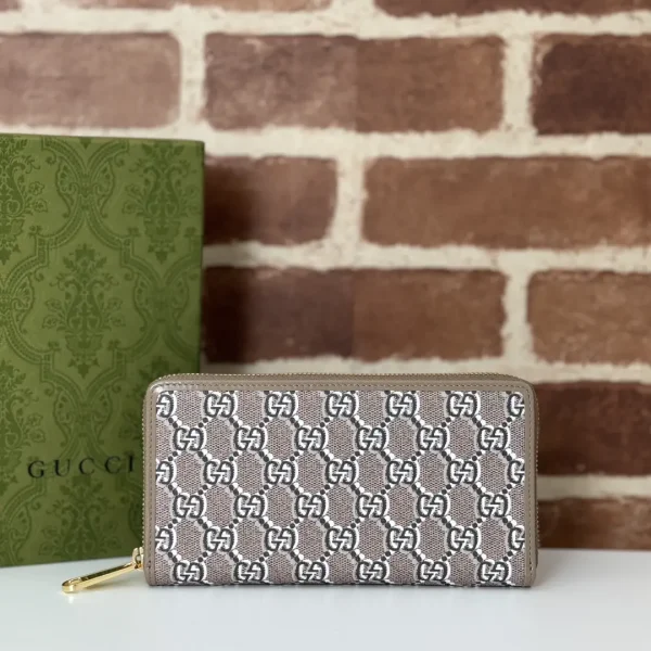 Gucci Monogram Zip Around Wallet image 1
