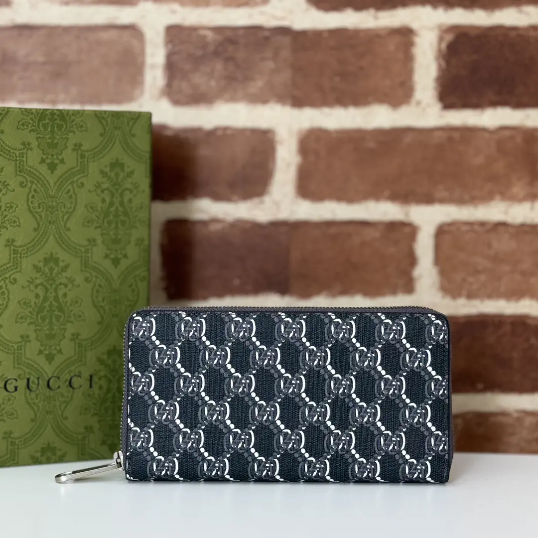 Gucci Monogram Zip Around Wallet image 1