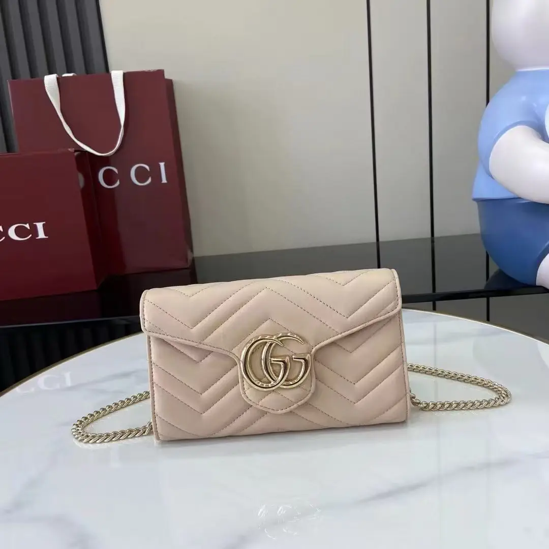 Gucci Marmont Quilted Chain Wallet image 1