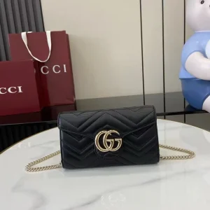 Gucci Marmont Quilted Chain Wallet image 1