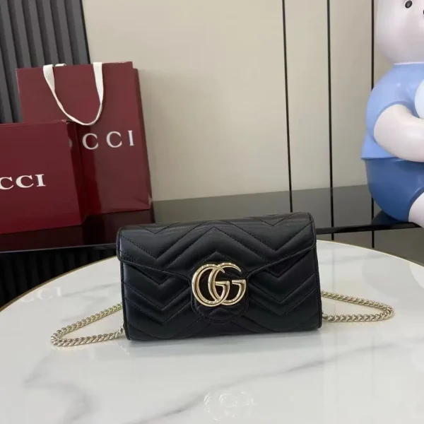 Gucci Marmont Quilted Chain Wallet image 1