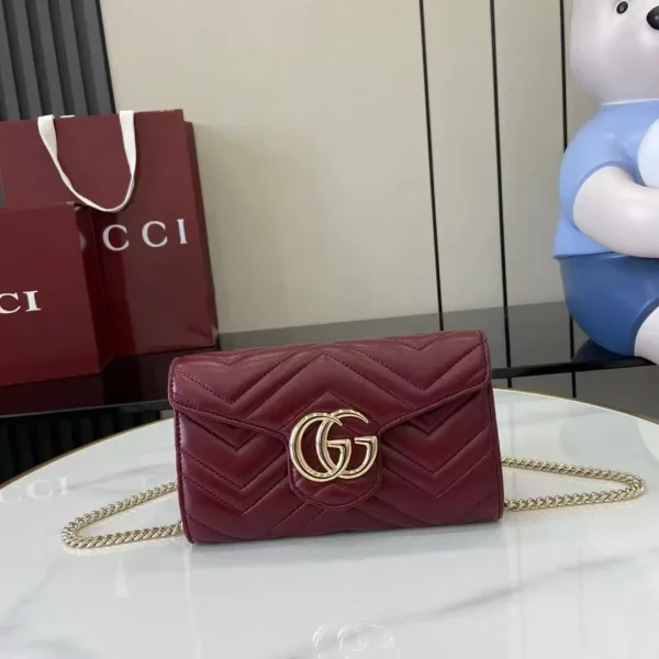 Gucci Marmont Quilted Chain Wallet image 1