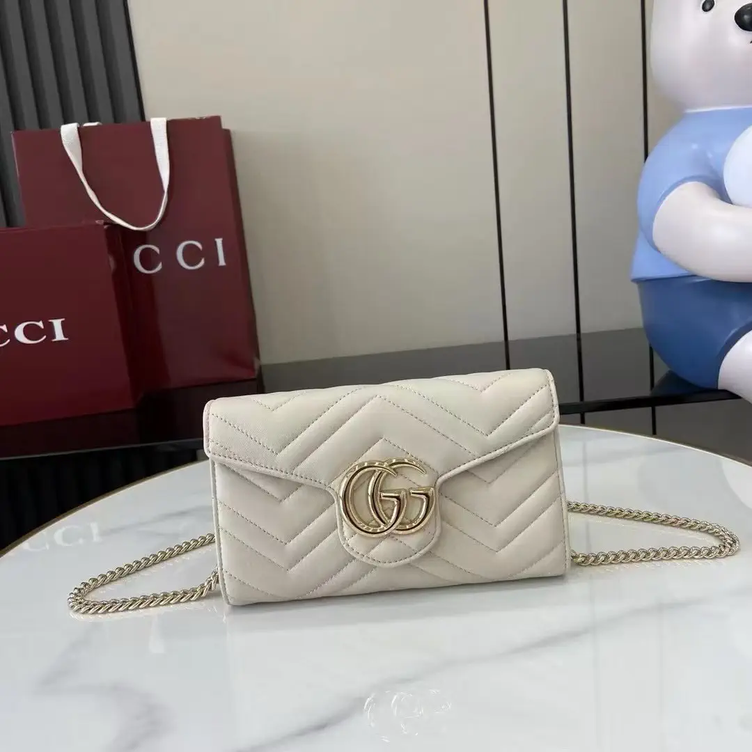 Gucci Marmont Quilted Chain Wallet image 1