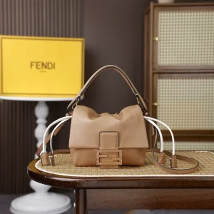 FENDI Leather Mamma Baguette Bag image 1
