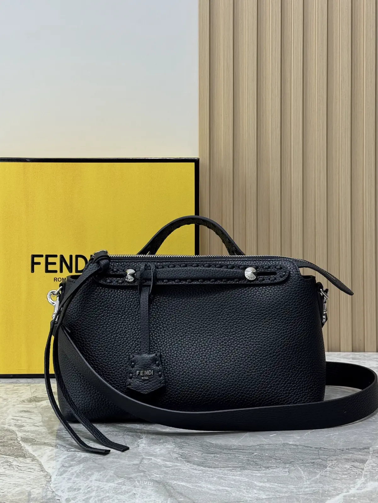 FENDI By The Way Selleria Top Handle Crossbody Bag image 1