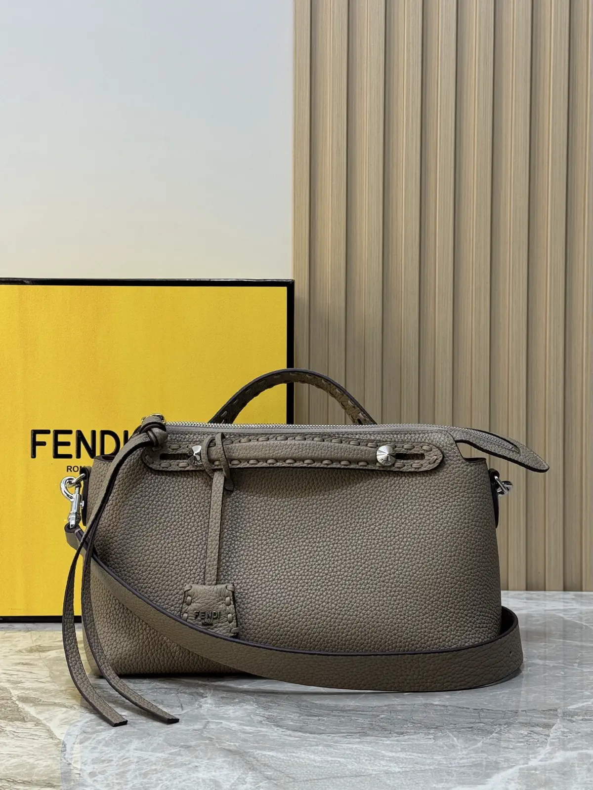 FENDI By The Way Selleria Top Handle Crossbody Bag image 1
