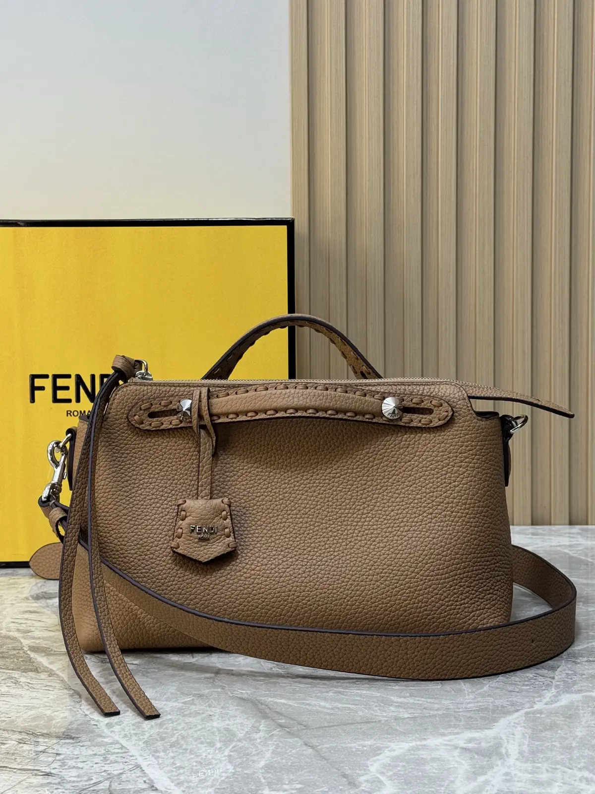 FENDI By The Way Selleria Top Handle Crossbody Bag image 1