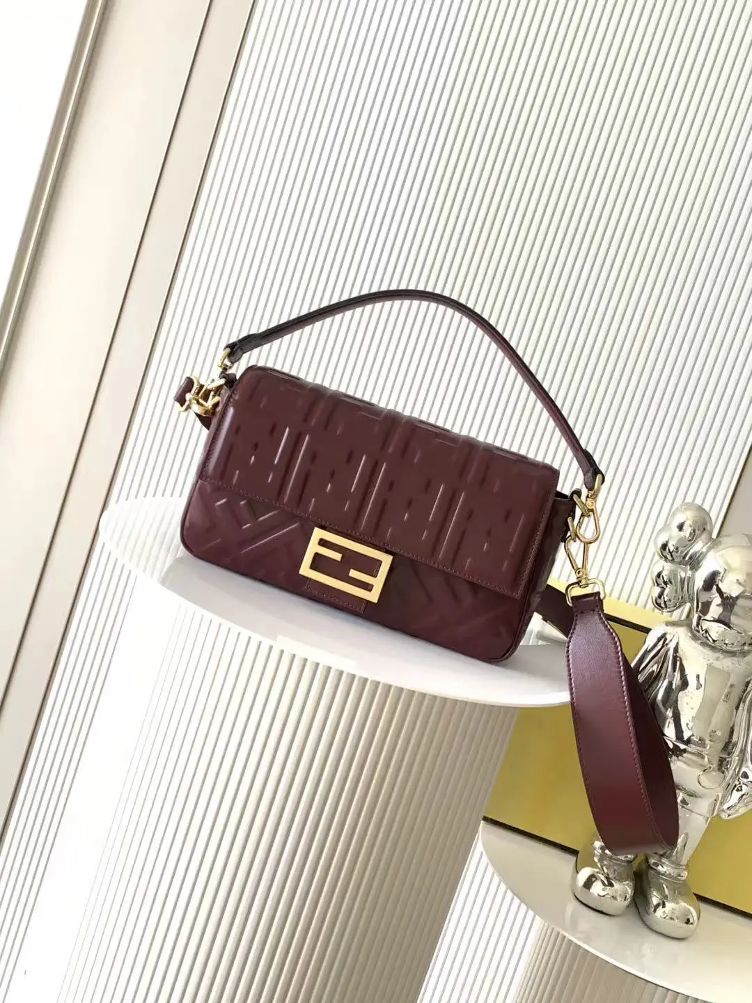 FENDI Baguette Medium Crossbody Bag image 1