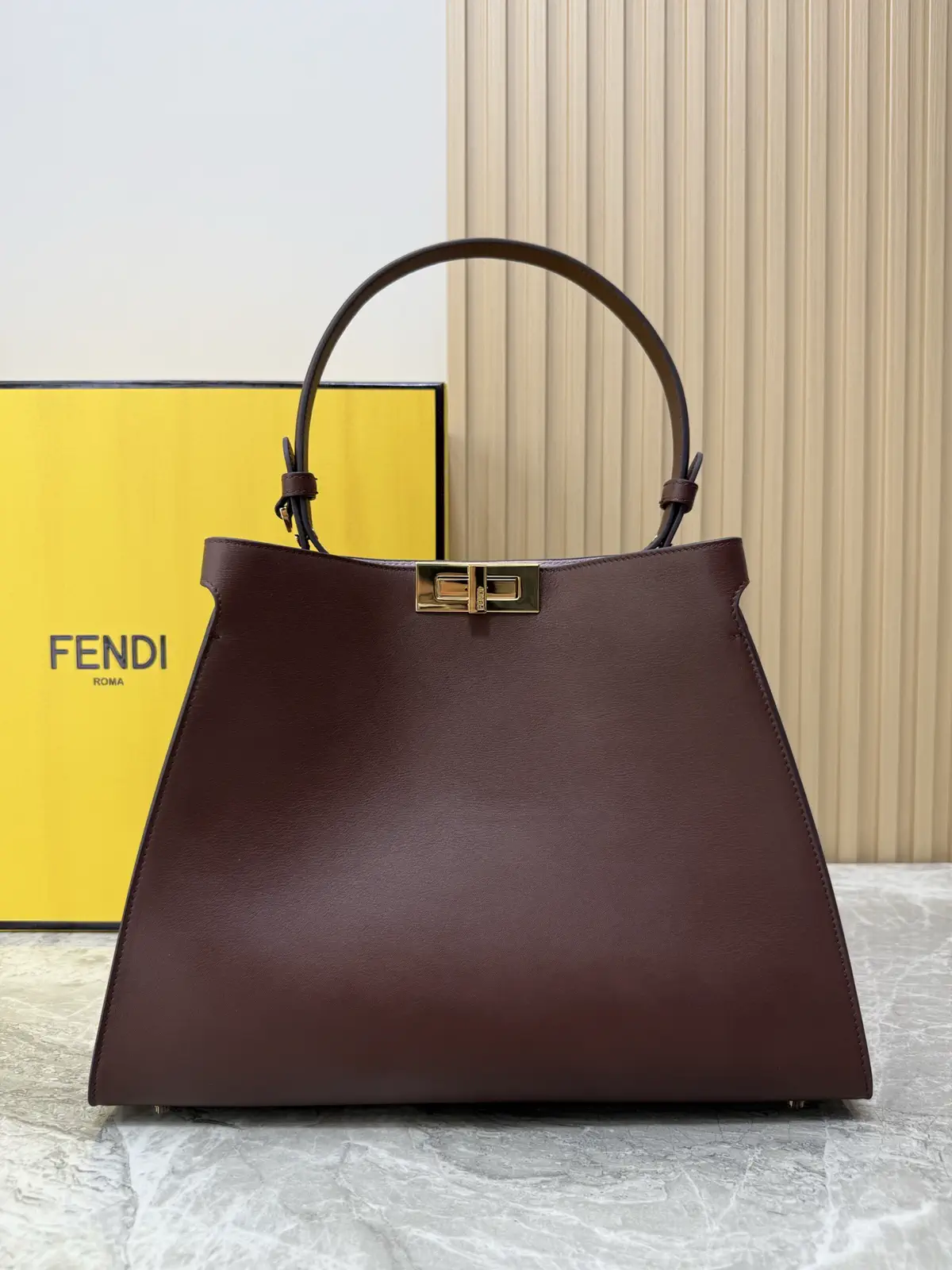 FENDI Soft Trapezoid Top Handle Bag image 1