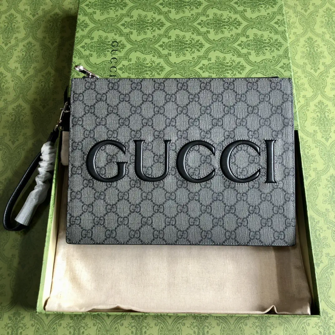 Gucci Monogram Logo Clutch image 1