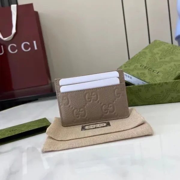 Gucci GG Emblem Embossed Card Holder image 1