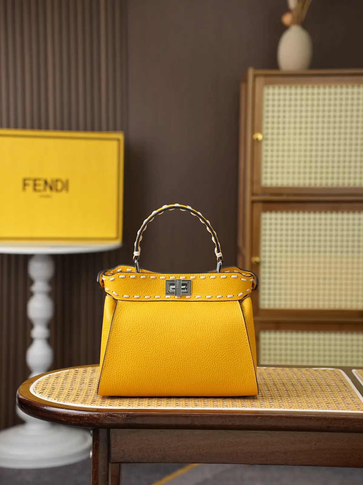 FENDI Peekaboo Iconic Top Handle Bag image 1