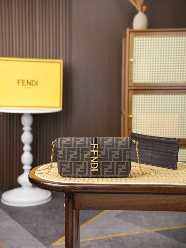 FENDI Monogram 2-in-1 Chain Crossbody Bag image 1