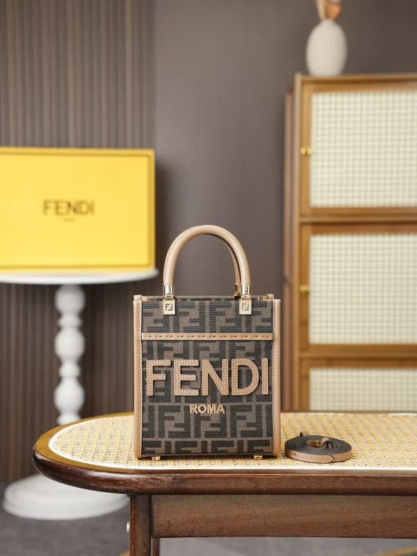 FENDI Monogram Mini Tote Bag image 1