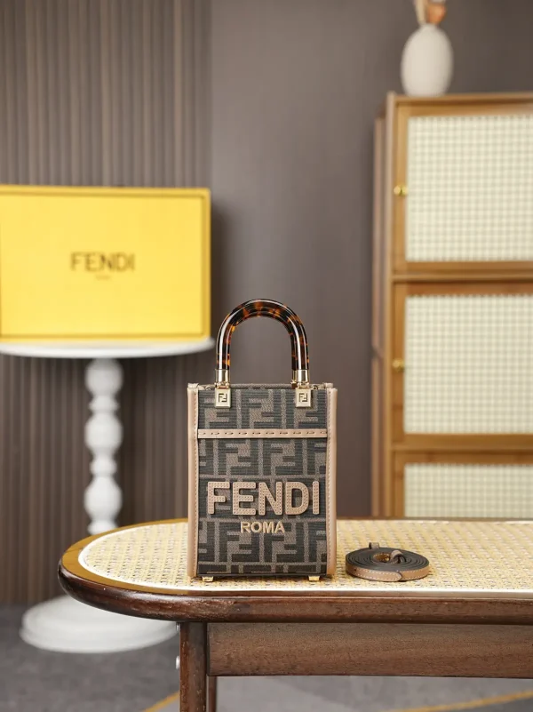 FENDI Monogram Mini Tote Bag image 1