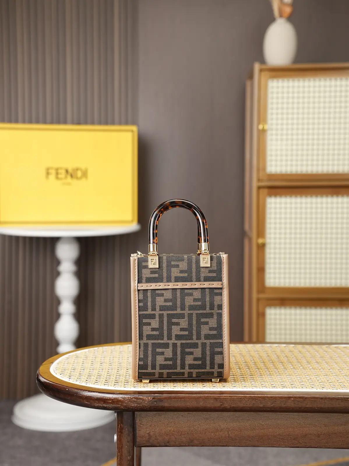FENDI Monogram Mini Tote Bag image 1
