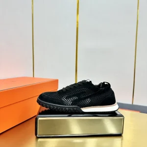Hermes Deep Series Couple Style White Casual Skate Shoes image 1