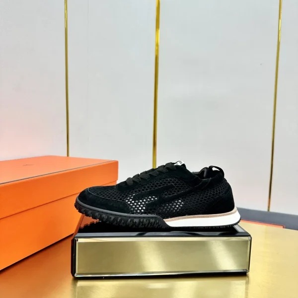 Hermes Deep Series Couple Style White Casual Skate Shoes image 1