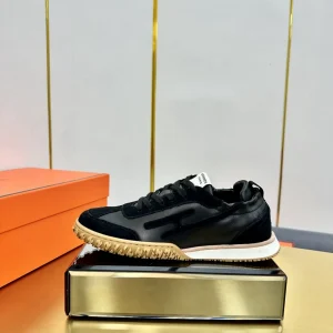Hermes Deep Series Couple White Casual Skate Shoes image 1