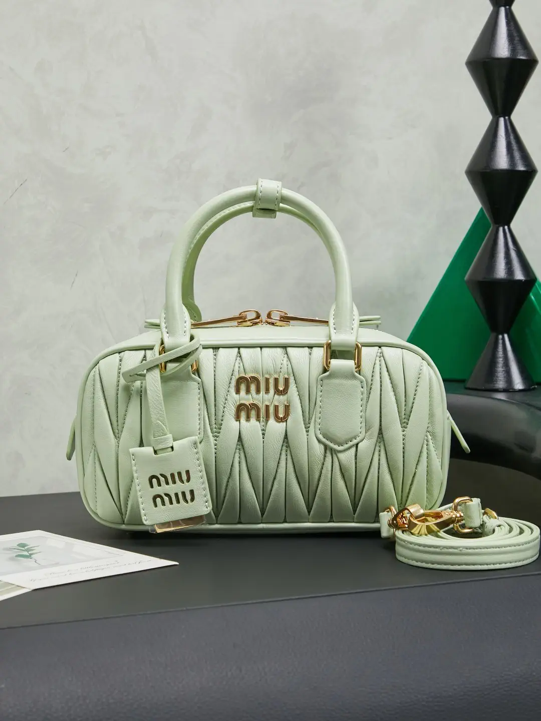 Miu Miu Matelassé Top Handle Bag image 1