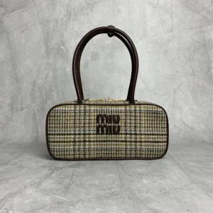 Miu Miu Houndstooth Top Handle Bag image 1