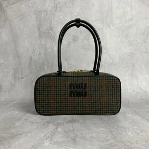 Miu Miu Houndstooth Top Handle Bag image 1
