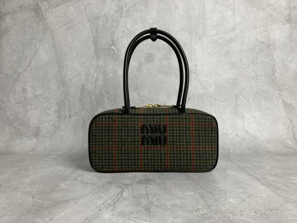 Miu Miu Houndstooth Top Handle Bag image 1