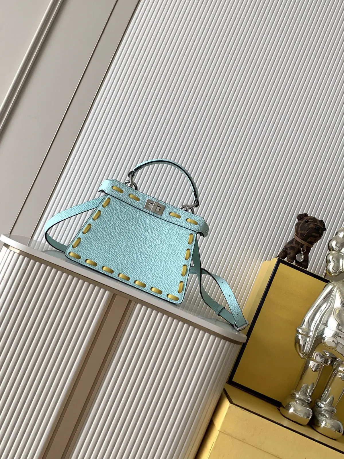 FENDI Peekaboo ISeeU Mini Top Handle Bag image 1